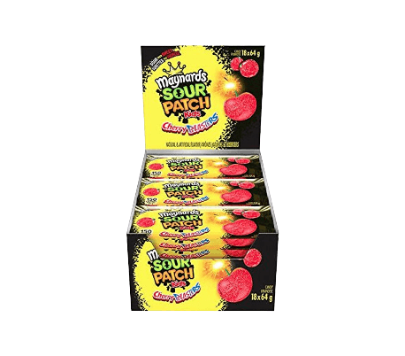 Maynards Sour Cherry Blaster (18x64G) - EastCoast Snacks