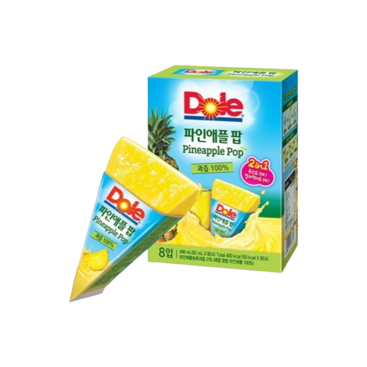 Dole Ice Pop Pineapple (10x8P)