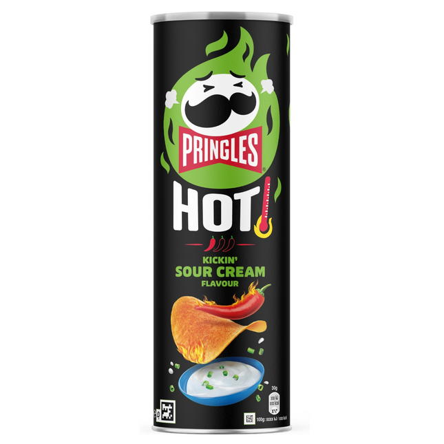 Pringles Hot Kickin Sour Cream (19x160G)