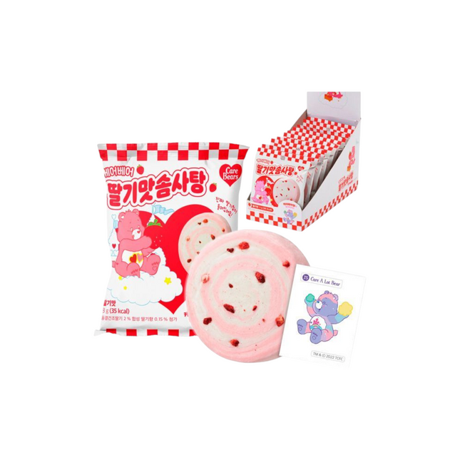 CARE BEARS Strawberry Flavor Cotton Candy (10x9G)