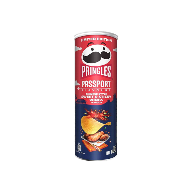 Pringles Passport Sweet Sticky Wings (19x165G)